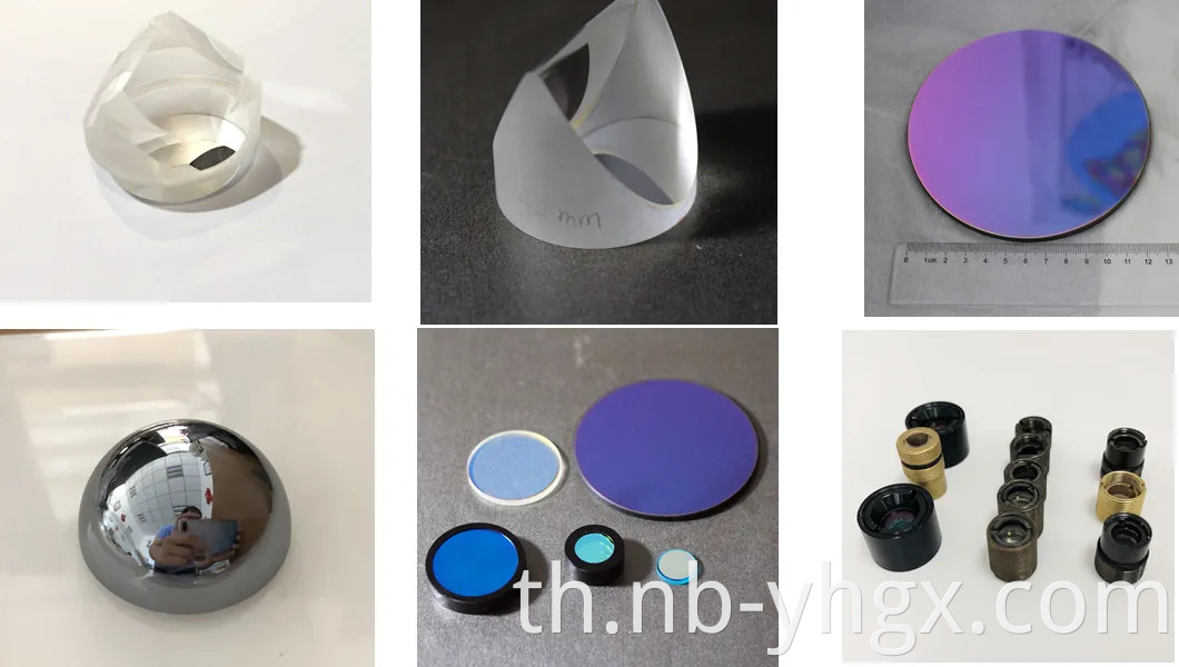 เลนส์ออพติคัล Half Ball 25 มม. Bk7 K9 UV Fused Silica Quartz